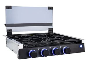 RecPro RV Built In Gas Cooktop | 3 Burners | RV Cooktop Stove | 6