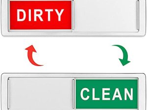 Premium dishwasher clean dirty sign