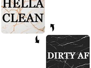 Clean and Dirty Magnet，Dishwasher Magnet Clean Dirty Sign Indicator，Reversible Dish Washer Sign