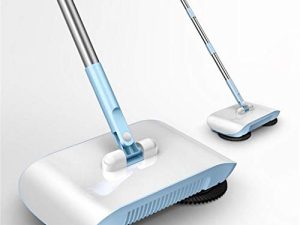 Radorock 3 in 1 Sweeper Vacuum Cleaner Hand Push Floor Cleaner