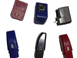 Wall Charger & Replacement Battery for Cordless Swivel Sweeper Touchless Models - Assorted Colors