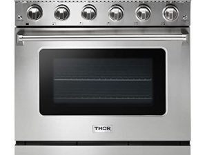 Thor Kitchen 36 Inch Professional Electric Range with 5 Heating Elements Cooktop
