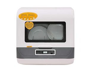 Sciroyo Portable Countertop Dishwasher with Large Capacity