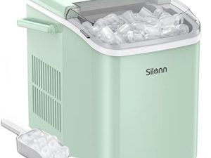 Silonn Countertop Ice Maker Machine with Handle