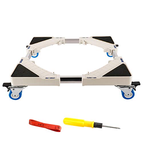 Artilife Multi-Functional Furniture Dolly Roller Base Adjustable Removable Base Refrigerator Stand for Washing Machine Refrigerator and Dryer Artilife Multi-Functional Furniture Dolly Roller Base Adjustable Removable Base Refrigerator Stand for Washing Machine Refrigerator and Dryer