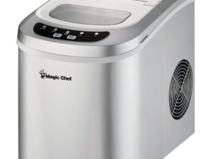 Magic Chef 27-Lb. Portable Silver Countertop Ice Maker