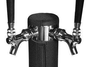 Kegerator Tower Insulator for Beer Tower - Neoprene Design - Perfect Fit for Kegerator Tap Tower - Easy to Use Beer Tower Cooler Accessory (3.0" Diameter Beer Tower)