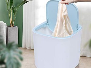 ONENUSYON 3.8L Mini Portable Washing Machine，USB Ultrasonic Turbine Washing Machine Lightweight Washer，For Underwear Baby Clothes Socks ，White/Blue/Pink(Plastic（blue）)