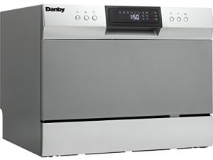 Danby DDW631SDB Countertop Dishwasher with 6 place Settings and Silverware Basket