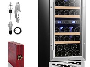 VINERIE Elegant 15 Inch Wine Cooler Refrigerators