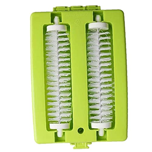 Froiny Double Brush Head Handheld Carpet Table Brush Plastic Sweeper Crumb Dirt Cleaner Roller Tool(Random Color) Froiny Double Brush Head Handheld Carpet Table Brush Plastic Sweeper Crumb Dirt Cleaner Roller Tool(Random Color)