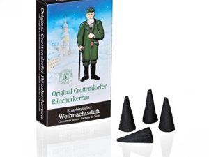 Crottendorfer 1011 Original Incense Cones 'Ore Mountains Christmas Scent' 24 Pieces - Size M by Crottendorfer Rucherkerzen
