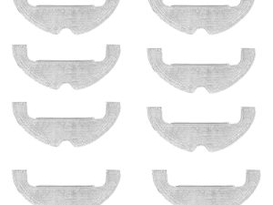 MATTLEY Sweeping Robot 8 Pack Mop Cloth Pads Compatible with Dreame Z10 Pro Robot Vacuum Cleaner Rag Cloth Wipes Replacement Accessories Parts Sweeper Accessories (Color : Gris)