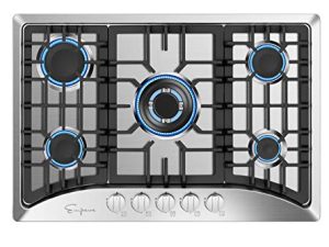 Empava 30" Built-in Gas Cooktop in Stainless Steel with 5 Burners 30XGC5B70C