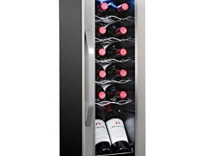 Ivation 12 Bottle Compressor Wine Cooler Refrigerator w/Lock | Large Freestanding Wine Cellar For Red