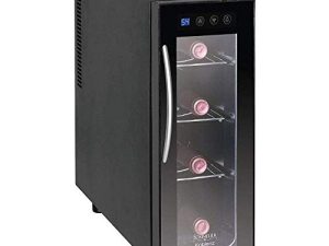 Koblenz EVFK-04 4-Bottle Free Standing Single Zone Fridge and Chiller Wine Cooler