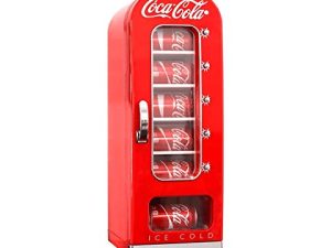 Coca-Cola Exclusive New Retro Vending Machine Style 10 Can Mini Fridge