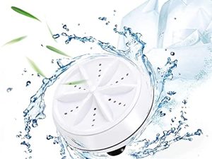 Mini Washing Machine - Ultrasonic Turbine Washing Machine Portable Turbo Washer with USB powered portable ultrasonic turbo sterilization