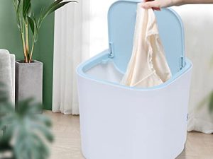 ONENUSYON 3.8L Mini USB Portable Washing Machine Rotating Bucket Compact Socks Underwear Washer for Travel Camping RV