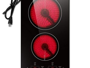 Karinear 2 Burners Electric Cooktop