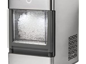 GE Profile Opal | Countertop Nugget Ice Maker | Portable Ice Machine Makes up to 24 lbs. of Ice Per Day | Stainless Steel Finish