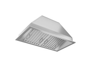 Ancona AN-1313 Chef Series Built-in 34" Ducted 600 CFM Insert Range Hood with LED Lights in Stainless Steel