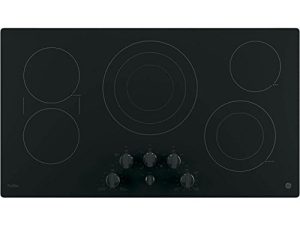 GE PP7036DJBB 36 Inch Smoothtop Electric Cooktop with 5 Radiant Elements