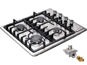 24" Gas Cooktop Dual Fuel 4 Sealed Burners Stainless Steel drop-In Gas Hob Gas Burner DM425-SA01BZ Gas Cooker