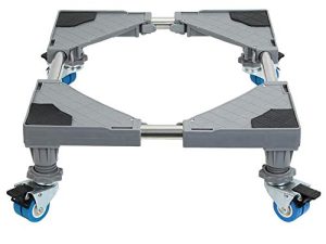 Multi-Functional Furniture Dolly Roller Base Adjustable Movable Base Refrigerator Stand for Washing Machine Refrigerator and Dryer (8 Rounds of Lifting)