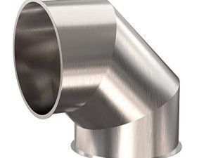 Single Wall Stainless Steel Pre-Engineered Grease Duct- Used for the removal of smoke and grease-laden vapors. No on-site welding required. (8" Round Duct