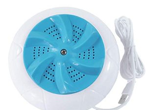 BBWY Ultrasonic Vibration Washing Machine USB Ultrasound Laundry Clean Machine Turbine Washer for Travel Portable