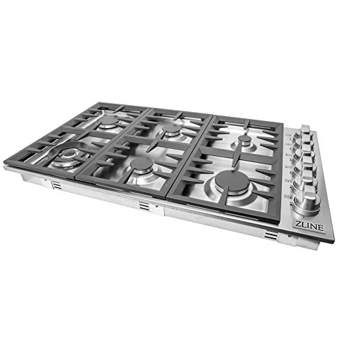 ZLINE 36 in. Dropin Cooktop with 6 Gas Burners (RC36) ZLINE 36 in. Dropin Cooktop with 6 Gas Burners (RC36)
