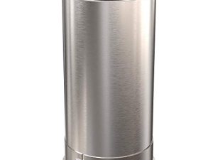 Single Wall Stainless Steel Pre-Engineered Grease Duct- Used for the removal of smoke and grease-laden vapors. No on-site welding required. (8" Round Duct