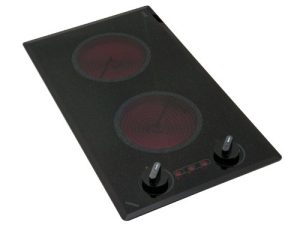 Kenyon B41515 6-1/2-Inch Mediterranean 2-Burner Trimline Cooktop with Analog Control UL