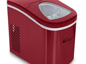 Deco Rapid Portable Automatic Electric Countertop Ice Maker - 6 Great Colors Compact Top Load 26 Lbs. Per Day Great For Party Hosting Never Run Out Of Ice Again