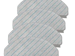 VACUSHOP Vacuum Accessories Replacement for Ecovacs T10 Plus Reusable Hard Floor Expert Wet Compatible Microfiber Soft x4 Mop Pad