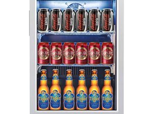 Advanics 20 Inch Wide Built in Beverage Refrigerator with Glass Door