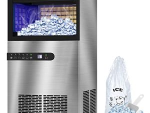LifePlus Commercial Ice Maker Machine 100Lbs/24H