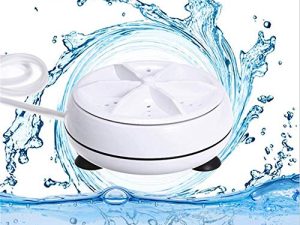 Mini Washing Machine Portable Ultrasonic Turbine Sterilization Removes Dirt Washer USB Cable for Travel Home Business Trip