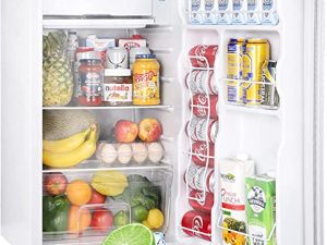 Upstreman 3.2 Cu.Ft Mini Fridge with Freezer