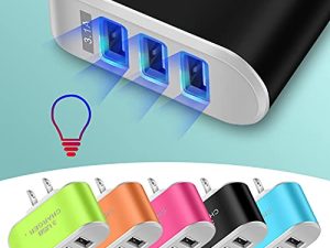SuanlaTDS Luminous 3-Port Charger Charging Head