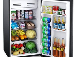 Leuwd Compact Refrigerator 3.3 Cu Ft Mini Fridge with Freezer