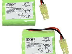 HQRP 2-Pack Battery compatible with Shark V2945Z V2945 XB2950 V2950 V2950A Floor & Carpet Sweeper Replacement plus HQRP Coaster