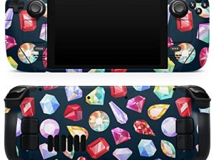 Design Skinz - Compatible with Steam Deck - Skin Decal Protective Scratch-Resistant Removable Vinyl Wrap Cover - Colorful Vector Gems